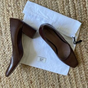 MARYAM NASSIR ZADEH brown heels size 39